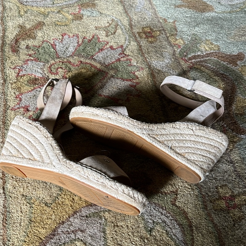 Tory Burch Suede Espadrille Sandals - Picture 2 of 3